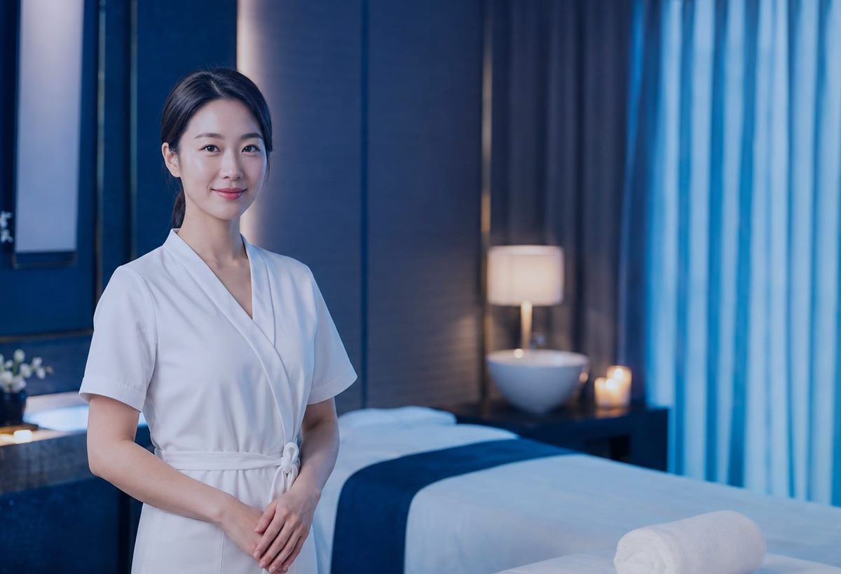송해면출장테라피마사지 건전 방문관리 상담을 위한 고급스러운 고유 웰니스 이미지